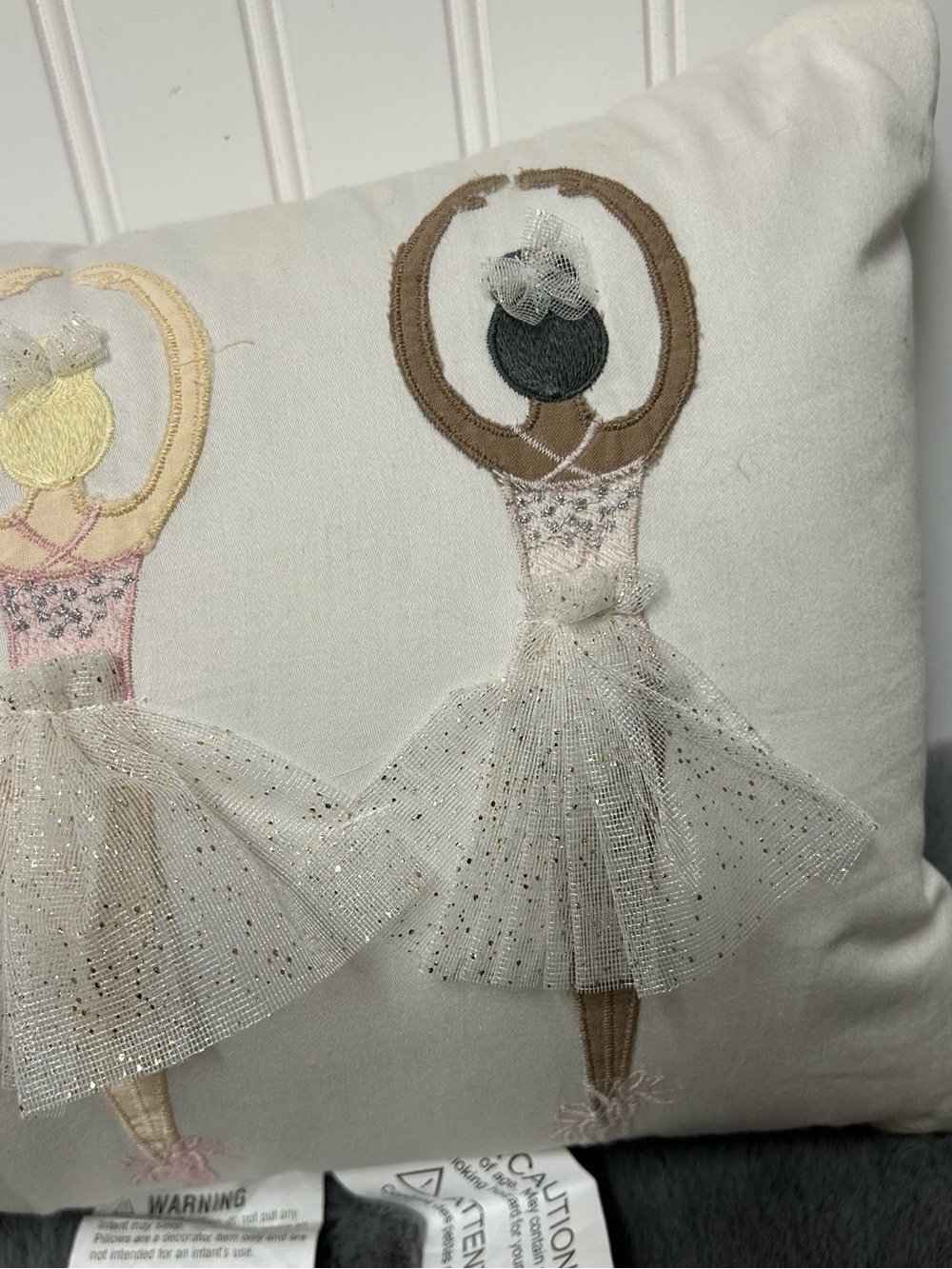 Pottery Barn Kids Ballerina Pillow - Picture 3 of 5